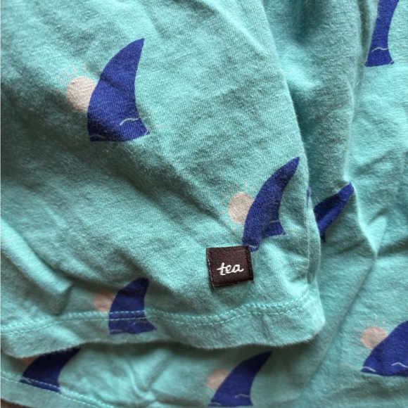 Tea Collection Short Sleeve Empire Dress - Striped and Print - Picture 3 of 3